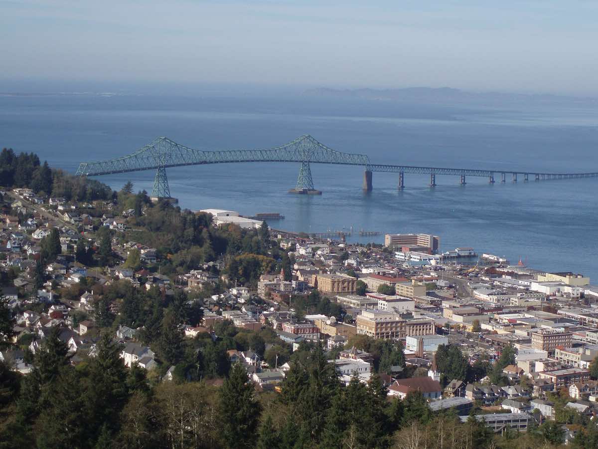 Landscape near Astoria, Oregon