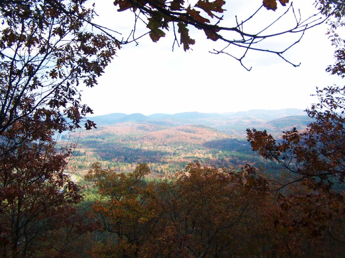 Scenery near the Adirondack Marathon Distance Festival course in Schroon Lake, New York