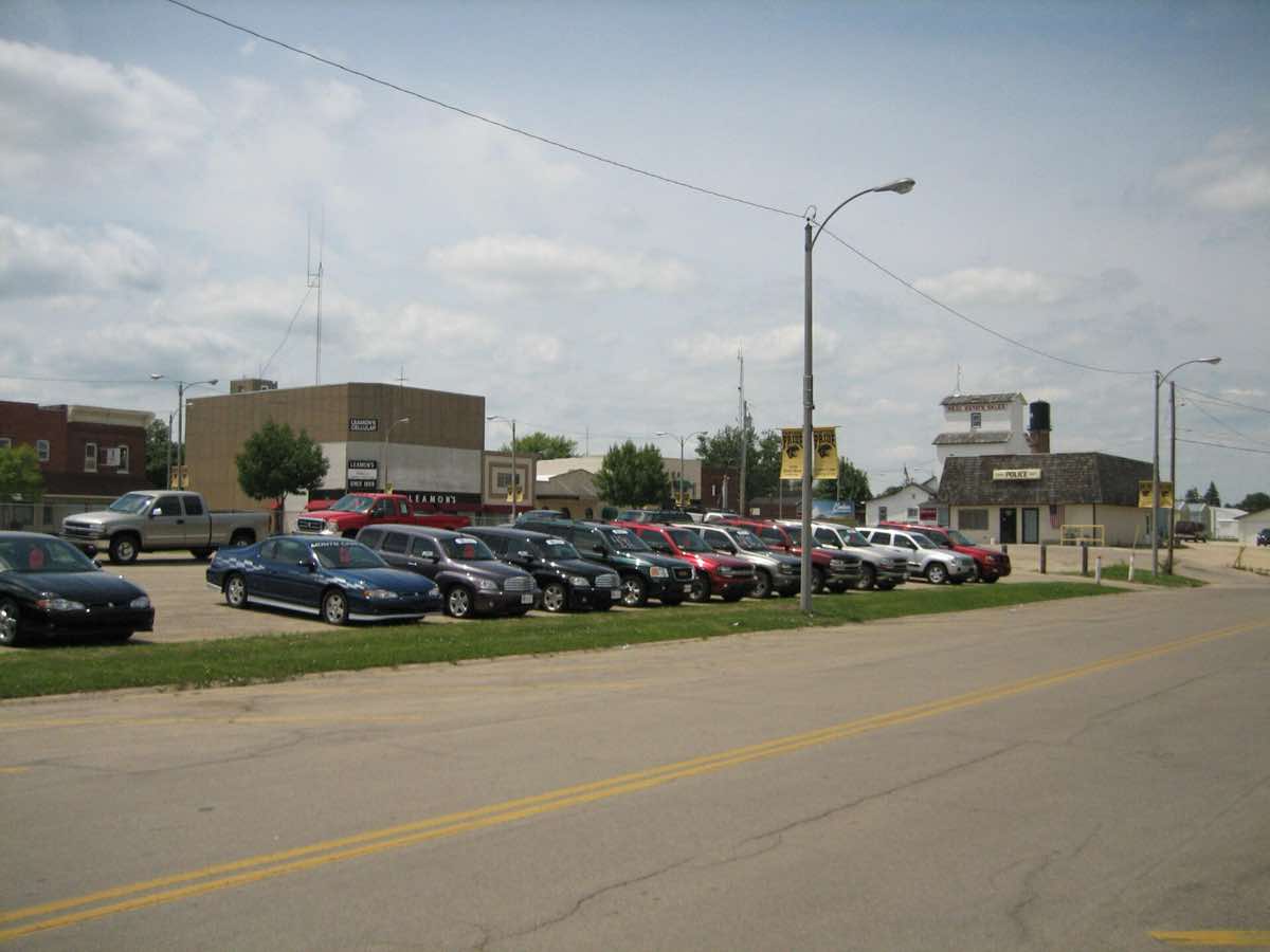 Scenery near the Lena Fall Festival course in Lena, Illinois