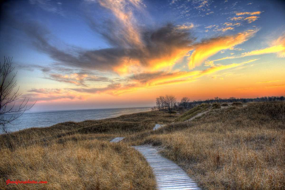 Scenery near the Thanks Sandy course in sheboygan, Wisconsin