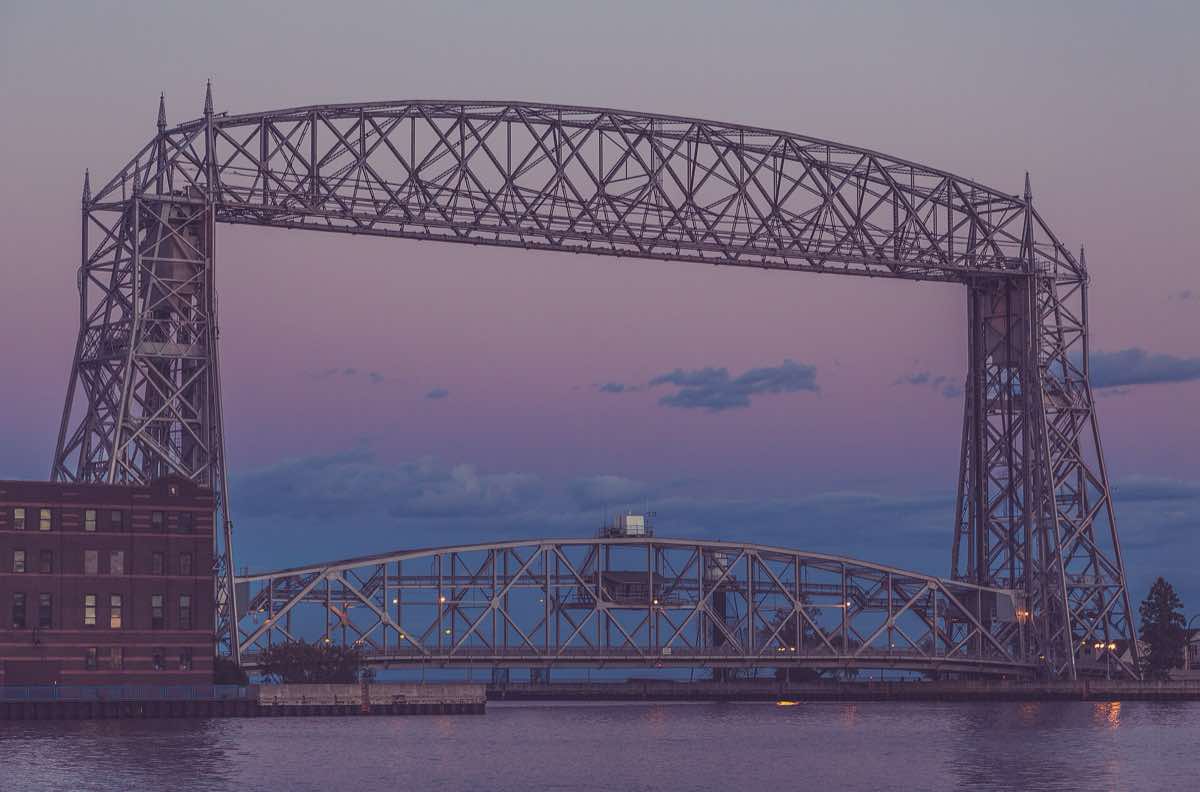 Scenery near the Wild Duluth Races course in Duluth, Minnesota